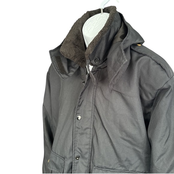 National Patrol Navy Bomber Jacket, Medium, Security, Police, Guard Winter Coat - Picture 2 of 16